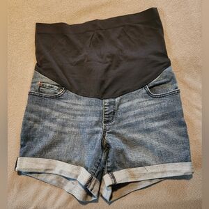 Jean Maternity Shorts